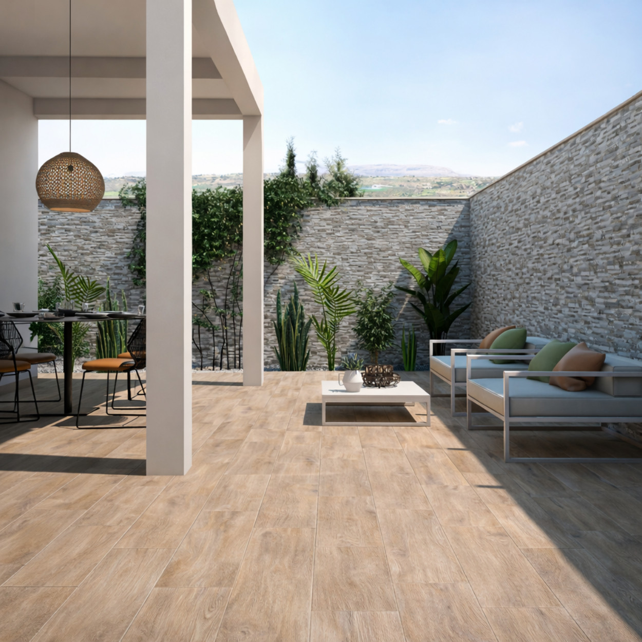 Prissmacer Ceramica Trunk Naturel 23x120cm